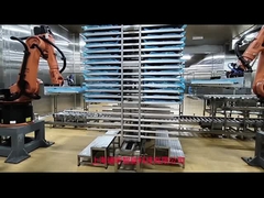 Floor-Mounted Industrial Robot Cell with 2033mm Reach and Approx. 665kg Weight