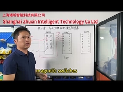 Two wiring methods and principles of the input-output module are demonstrated.