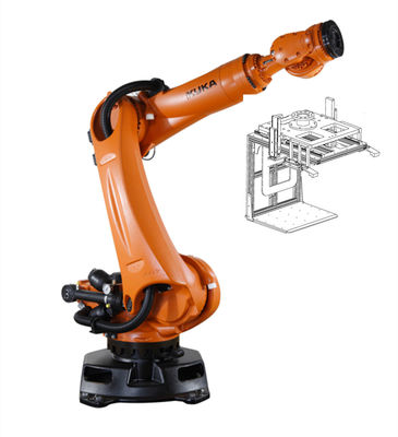 KR 210 R2700 Prime Kuka Robot Arm Intelligent Floor Mounting Position