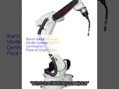 Automated Welding Kawasaki Robot Arm BA006N Industrial Automation